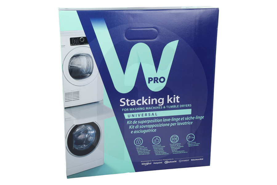 AEG Lavadora Kit de unión con Bandeja deslizante y Tendedero SKS101