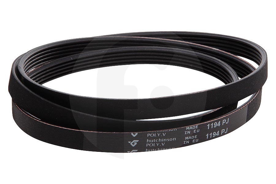 Indesit Lavadora Correa de transmisión (1194 J5) lavadora 1194J5 adecuado para entre otros Bosch-Siemens, Ariston Blue Air