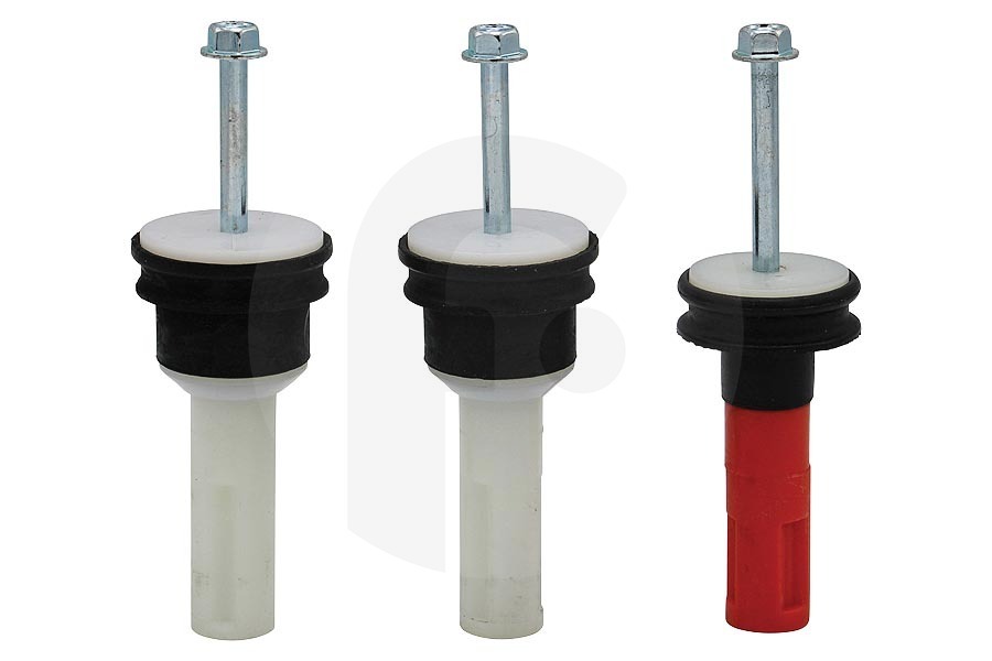 AEG Perno de protección (protección de transporte) juego de 3 piezas para AEG, Electrolux y otros lavadora 4055412110 adecuado para entre otros L68070FL... LFX6G1454R... ZWF14010S