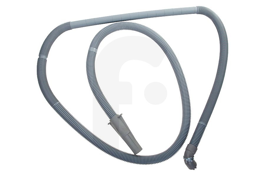 AEG Lavadora Manguera desagüe de bomba (desagüe de 2,5 metros, en ángulo 21 mm) lavadora 1327714109 adecuado para entre otros L75475, L87485, EWF1486
