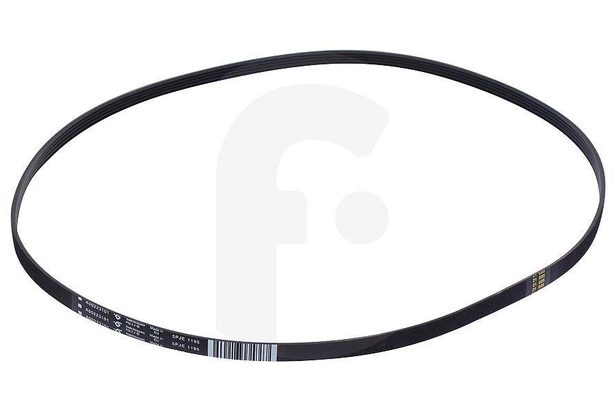 AEG Lavadora Correa Poly-V (correa, correa en v, correa dentada) 1195 PJE5 para AEG, Electrolux y otros lavadora 140002231011 adecuado para entre otros L61260TL, L71272TL, EWT1062IDW