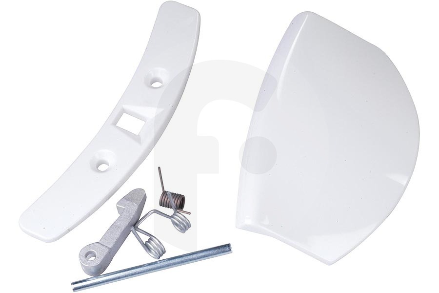 AEG Lavadora Tirador de puerta (completo, blanco) lavadora 50277718008 adecuado para entre otros L16810, L14810, L12710