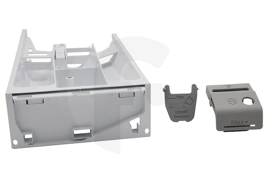 Electrolux Lavadora Portadetergente (unidad, cajón detergente) para AEG, Electrolux y otros lavadora 4055390225