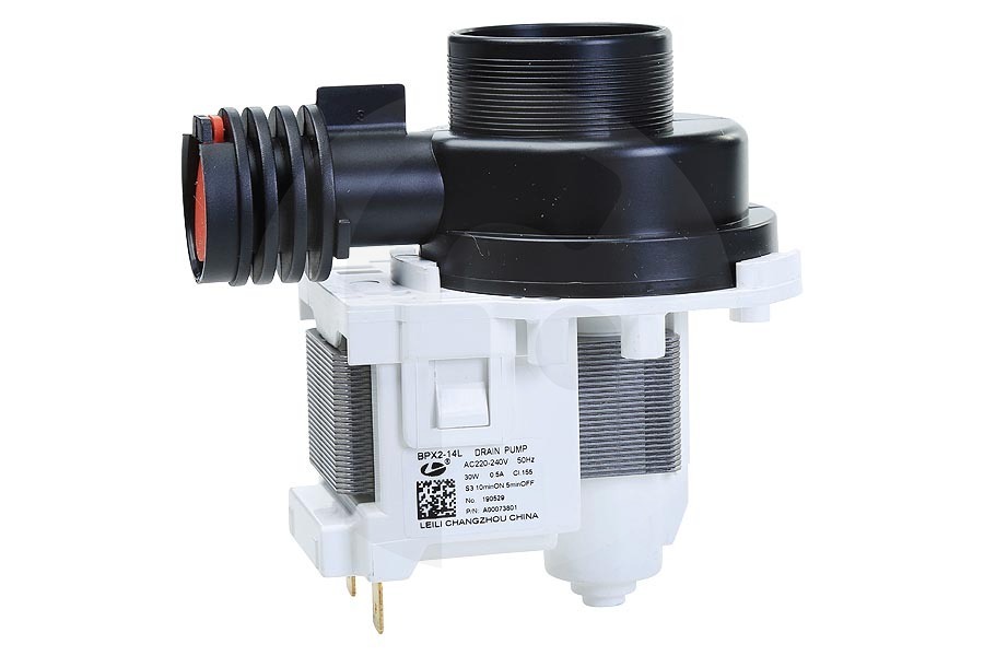 AEG Lavadora Bomba de desagüe (bomba de agua) 30W para AEG, Electrolux y otros lavadora 140000738017 adecuado para entre otros ESF63020, RSF64010
