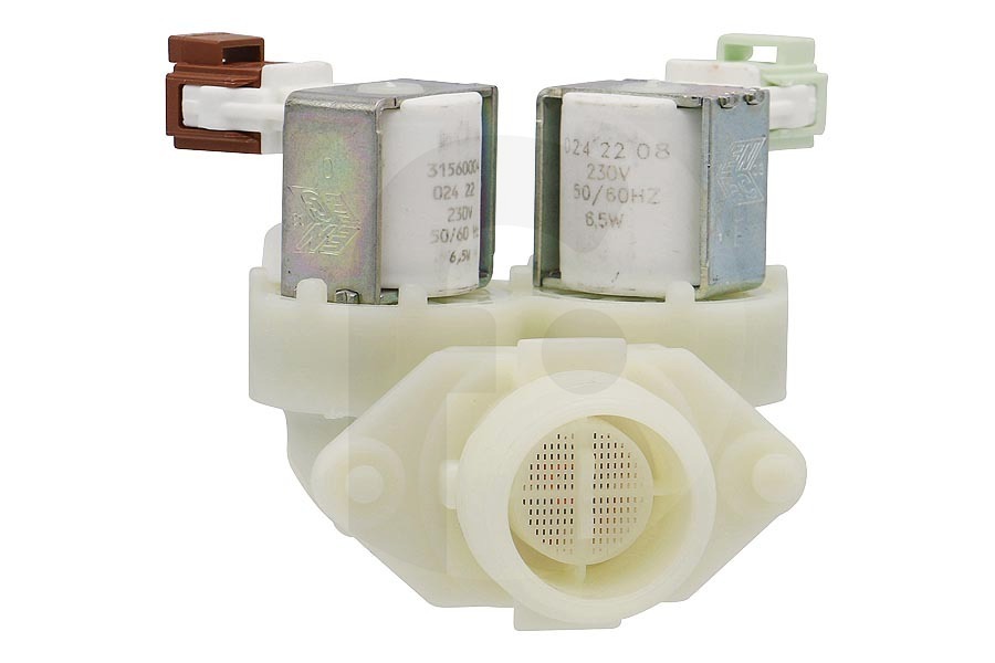 AEG Lavadora Válvula de entrada (caudalímetro) en ángulo para AEG, Electrolux y otros lavadora 8074876221 adecuado para entre otros L6FBT84, EWF1494, EW6F5723