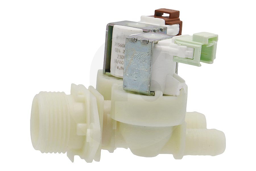 Electrolux Lavadora Válvula de entrada (caudalímetro) en ángulo para AEG, Electrolux y otros lavadora 8074876221