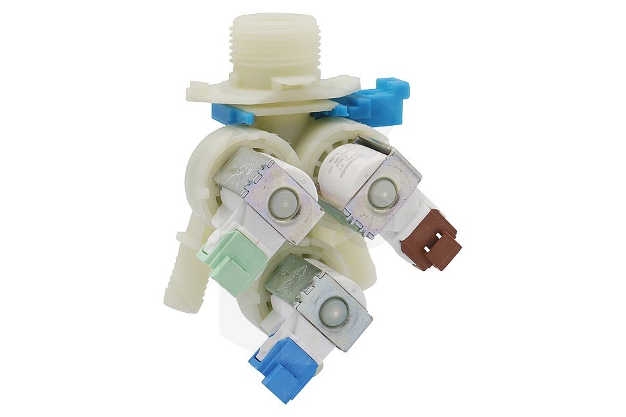 Electrolux Lavadora Válvula de entrada (electroválvula, caudalímetro) de 3 vías recta para AEG, Electrolux y otros lavadora 1325188207