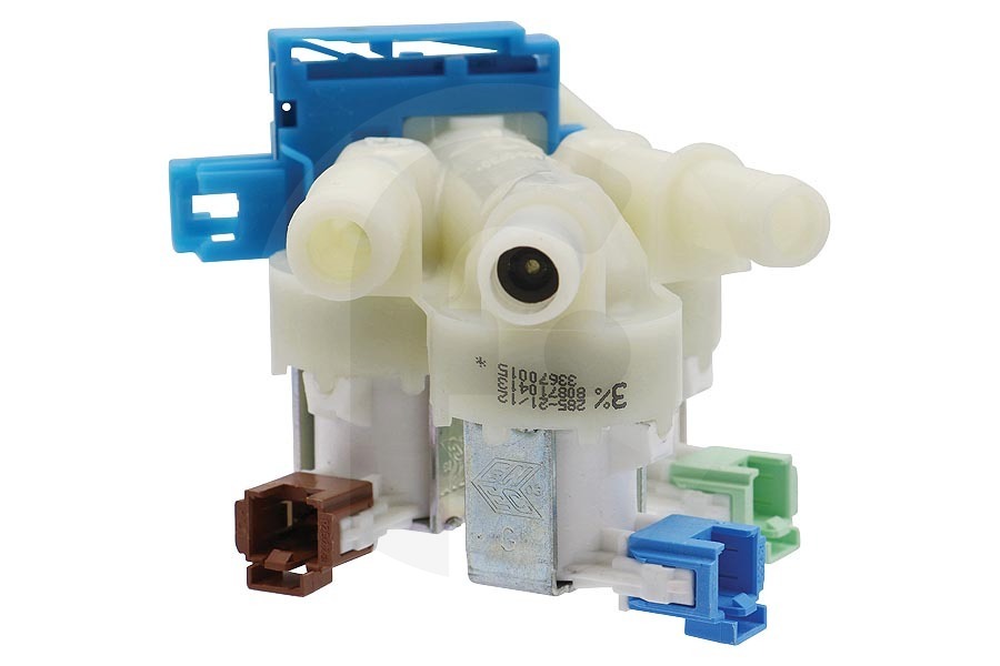 Electrolux Lavadora Válvula de entrada (electroválvula, caudalímetro) de 3 vías recta para AEG, Electrolux y otros lavadora 1325188207