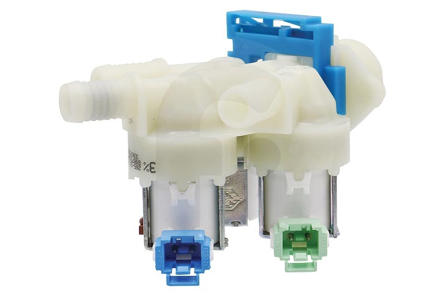 Electrolux Lavadora Válvula de entrada (electroválvula, caudalímetro) de 3 vías recta para AEG, Electrolux y otros lavadora 1325188207