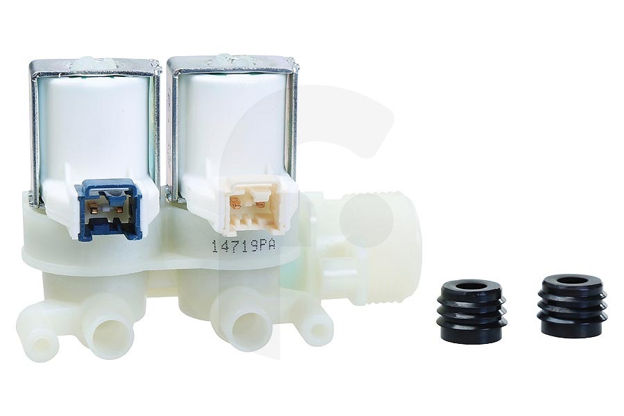 Indesit C00110333 Lavadora Válvula (2 vías, recta) lavadora 110333 adecuado para entre otros AQSL109, AVXL140, WIA110