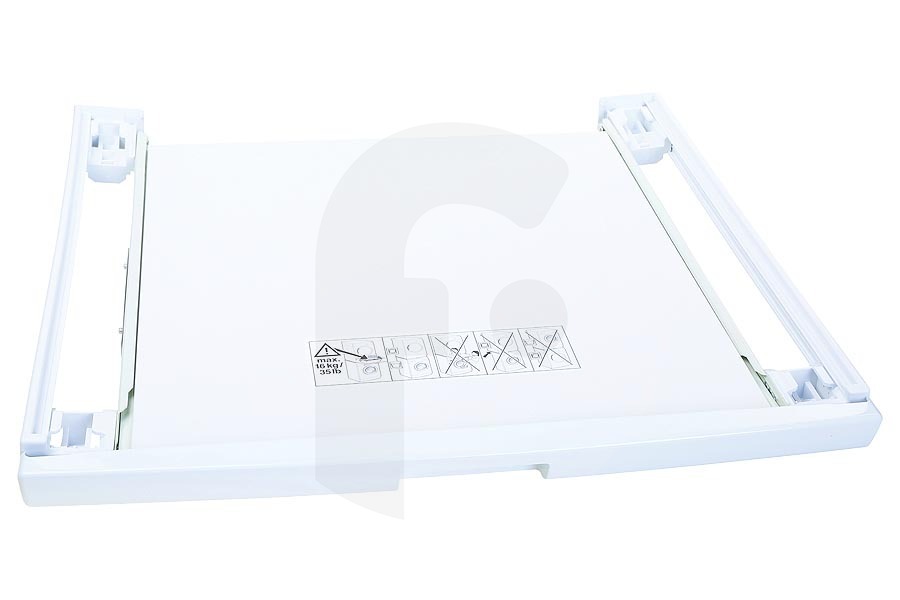 Bosch 244044, 00244044 Secadora Marco intermedio (espaciador, kit de apilamiento, pieza conectora) con cajón para lavadora y secadora para, entre otros, Bosch, Siemens 00244044, 244044 adecuado para entre otros WTZ11300