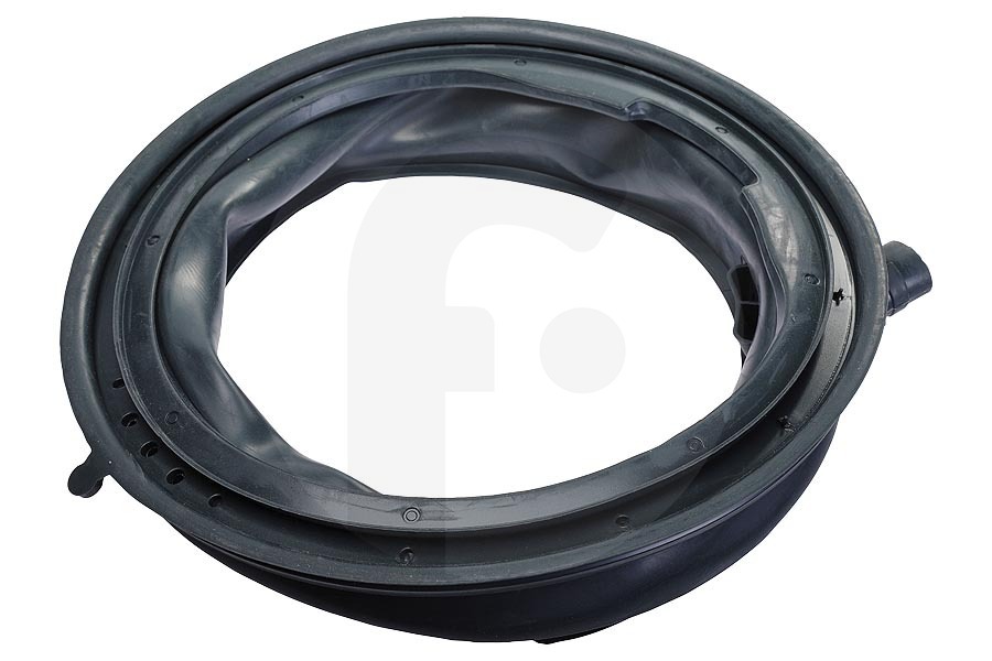 Sharp Lavadora Junta de la puerta (sello de la puerta, junta de goma) con boquilla para, entre otros, Bosch, Siemens lavadora 00772658, 772658 adecuado para entre otros WAS28440, WM14S442