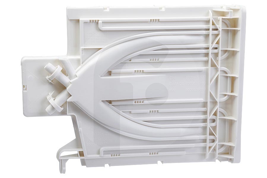 Balay Lavadora Bandeja para detergente (soporte para detergente, unidad para detergente) superior completa para Bosch, Siemens y otros lavadora 659869, 00659869 adecuado para entre otros WM14T480FF, WAK28267SN, WM12Q441OE