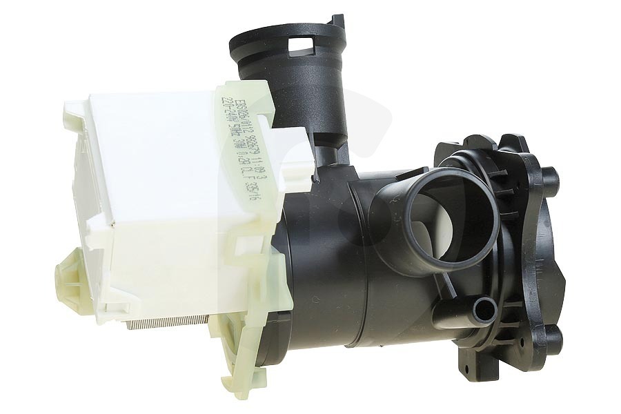 Balay Lavadora Bomba de drenaje (bomba, bomba de agua, bomba de drenaje de agua, bomba de desagüe) completa con carcasa de filtro y filtro para, entre otros, Bosch, Siemens lavadora 00145777, 145777