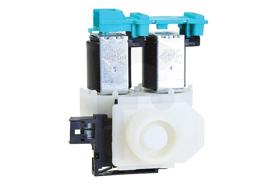 Balay 00606001 Lavadora Electroválvula de doble entrada agua derecha para lavadora 606001 adecuado para entre otros WAS244601W, WM12P320EE