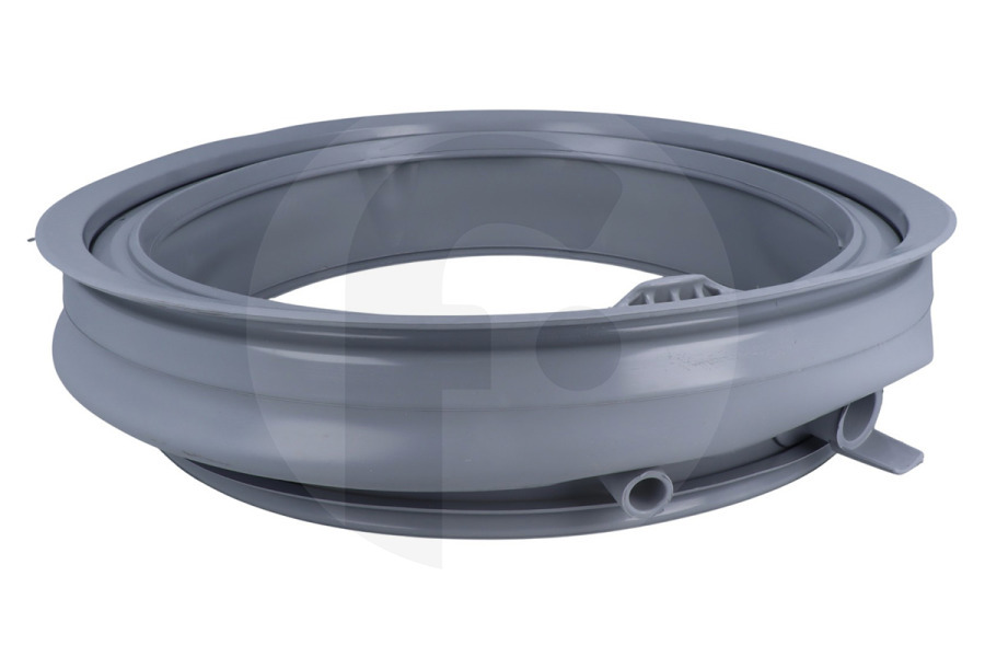 Miele Lavadora Junta de la puerta (sello de la puerta, junta de goma) con 2 boquillas y 3 hoyos para Miele lavadora 5738065