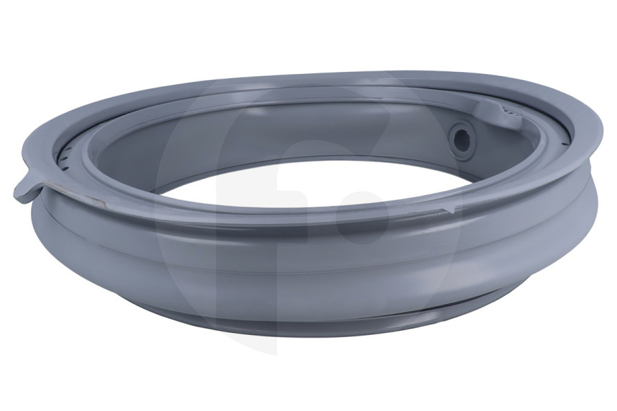 Miele Lavadora Junta de la puerta (sello de la puerta, junta de goma) con 2 boquillas y 3 hoyos para Miele lavadora 5738065