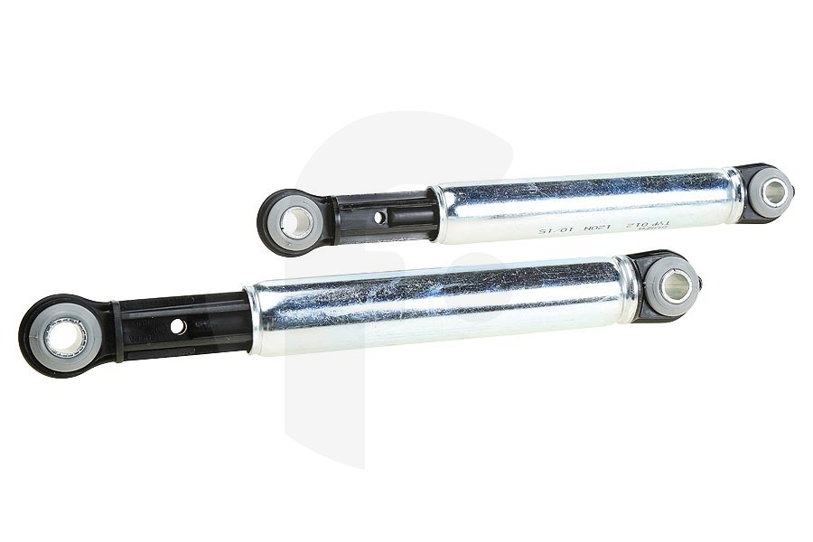 AEG Lavadora Amortiguador 120N (10mm Suspa ook AEG) lavadora 302975 adecuado para entre otros L1-L2 = 185 = 280 div.model.