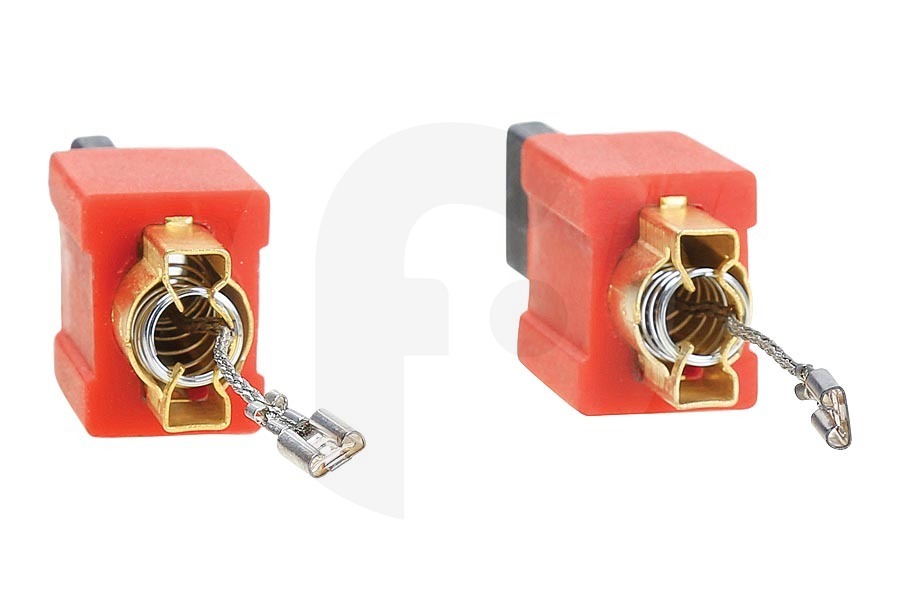 Miele Lavadora Escobillas de carbón universales (escobilla de carbón, juego de escobillas de carbón) en el soporte juego de 2 piezas amplio lavadora 4297413