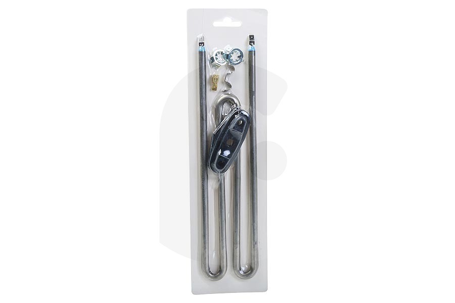 Lavadora Elemento calefactor (elemento) 2500W incl. goma para Miele lavadora 4748124 adecuado para entre otros W802, W833, W901, W934
