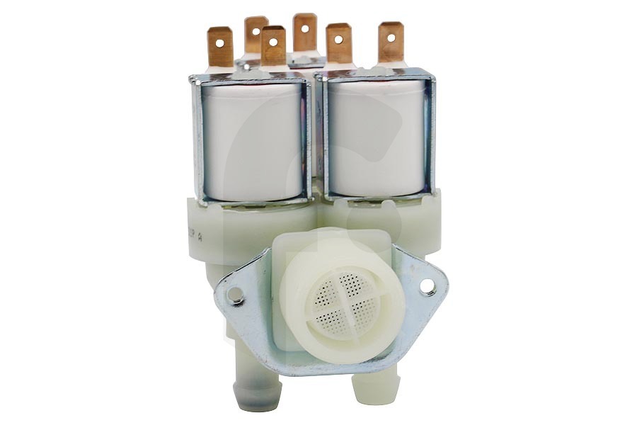 Lavadora Válvula de entrada (válvula eléctrica, válvula de entrada de agua, medidor de flujo) triple cuadrada para Miele lavadora 1678013 adecuado para entre otros W 726-755-765