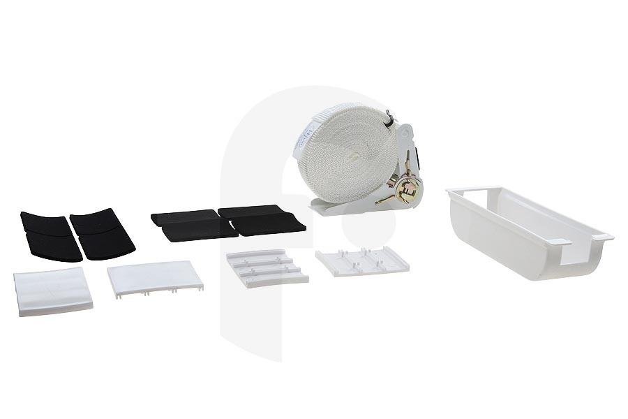 Bosch Secadora WPRO Marco intermedio universal (espaciador, kit de apilamiento, pieza conectora) con cajón para lavadora y secadora 484000008545