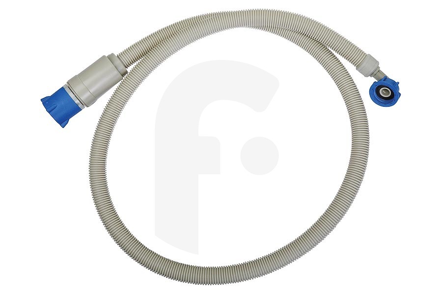 Whirlpool Lavadora Tubo de entrada (manguera de entrada) incl. tope de agua (aquastop) para Whirlpool y otros lavadora 481010802244 adecuado para entre otros FSCR70422, FSCR12420, WAK71