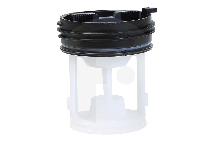 Whirlpool Inserto de filtro (filtro, filtro de pelusas, filtro de bomba) de la bomba completo para, entre otros, Whirlpool lavadora 481248058385 adecuado para entre otros WAK8266, AWOD43115