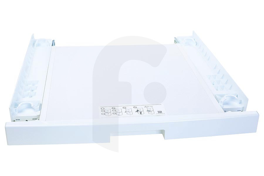 Samsung Lavadora Samsung marco intermedio (espaciador, kit de apilamiento, pieza conectora) para lavadora y secadora SKK-DD adecuado para entre otros Todas las lavadoras y secadoras Samsung.