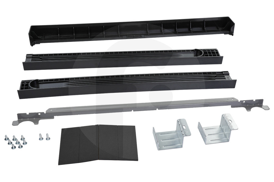 Samsung Lavadora Lavadora con kit apilable Samsung SKK-SSV adecuado para entre otros A medida, negro