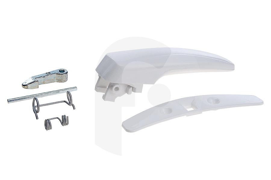 Electrolux Lavadora Tirador de puerta (Set completo blanco) lavadora 50276640005 apto para entre otros EWF1220, EWF1420, EWF1620