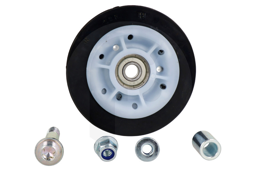 Bosch Secadora Rueda (rodillo de soporte) del tambor para Bosch, Siemens y otros secadora 613598, 00613598 adecuado para entre otros WT46E100, WT44E101