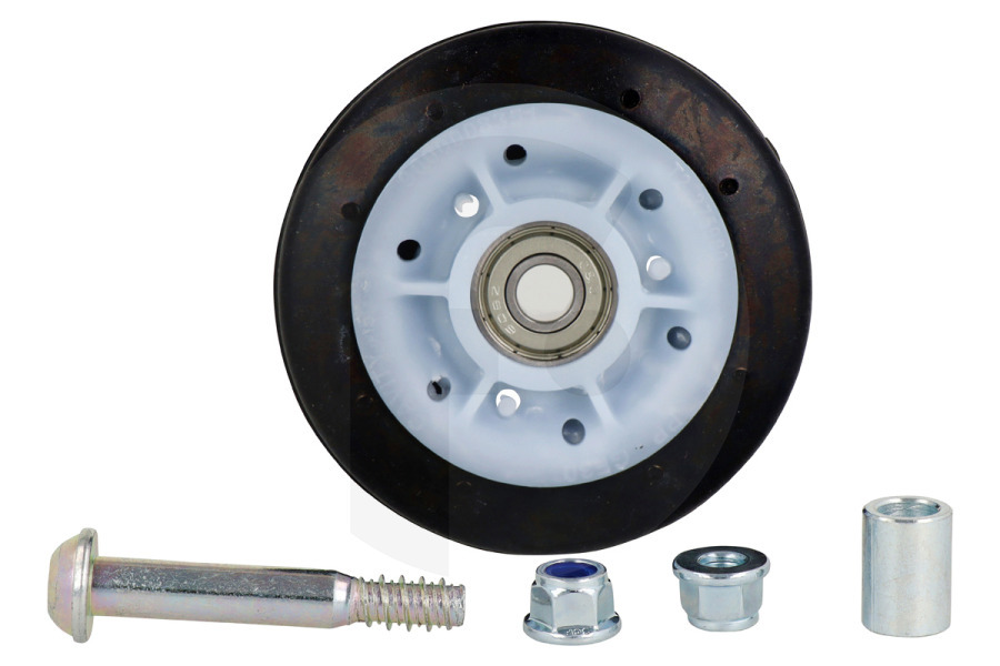 Bosch Secadora Rueda (rodillo de soporte) del tambor para Bosch, Siemens y otros secadora 613598, 00613598 adecuado para entre otros WT46E100, WT44E101