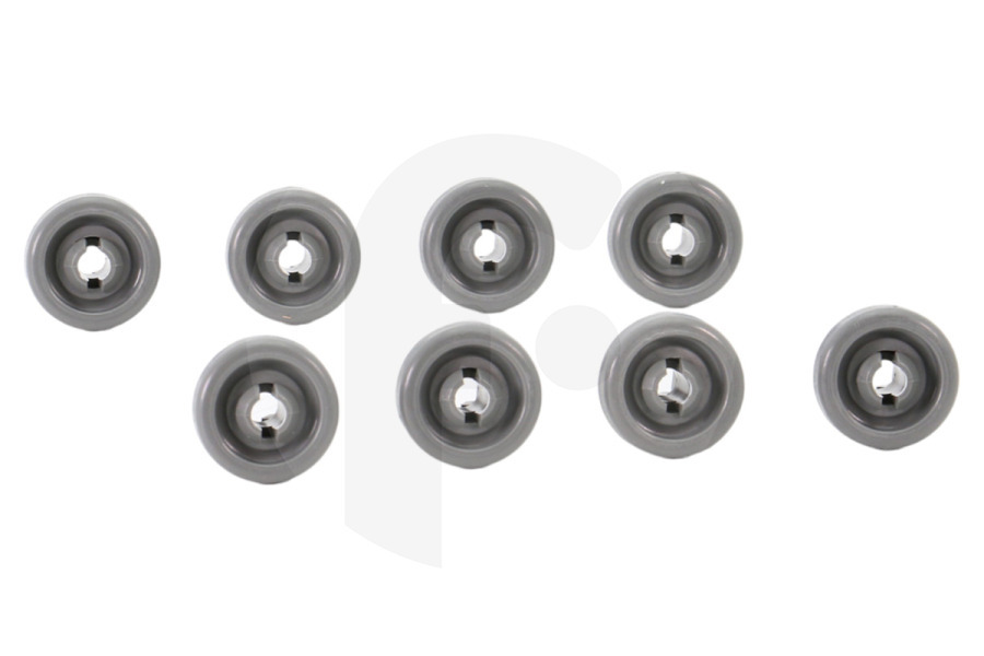 AEG Lavavajillas Ruedas Cesta superiore 8 Piezas para AEG, Electrolux y otros Lavavajillas 50286967000 adecuado para entre otros F50742, ESF63020, ZDT110