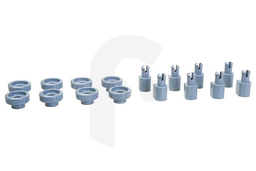 AEG Lavavajillas Fiyo Ruedas Lavavajillas entre otros Aeg, Electrolux, Zanussi Cesta superiore 8 Piezas 50286967000 adecuado para entre otros F50742, ESF63020, ZDT110