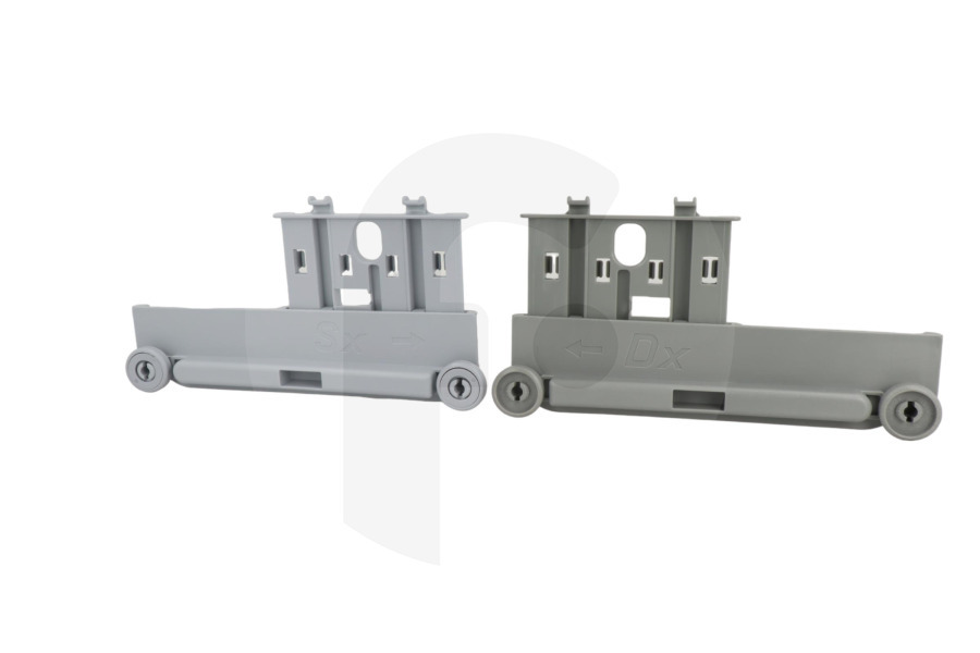 AEG 4055548350 Lavavajillas Guías (reguladores) cesta superior izquierda y derecha para AEG, Electrolux y otros lavavajillas 4055425831 adecuado para entre otros ESF7000W2, FFB53600ZM, FUS5261XZM
