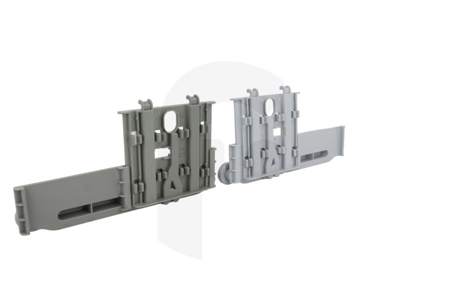 AEG Lavavajillas Guías (reguladores) cesta superior izquierda y derecha para AEG, Electrolux y otros lavavajillas 4055425831