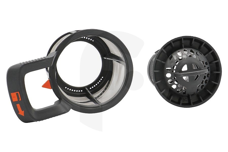 AEG Lavavajillas Filtro fino incl. micro tamiz para Bosch, Siemens y otros lavavajillas 140064682010