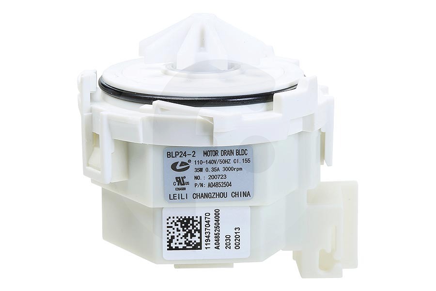 AEG 140180051033 Lavavajillas Bomba de desagüe para AEG, Electrolux y otros lavavajillas 140000604011 adecuado para entre otros ESL6362, F88700, ESF8810