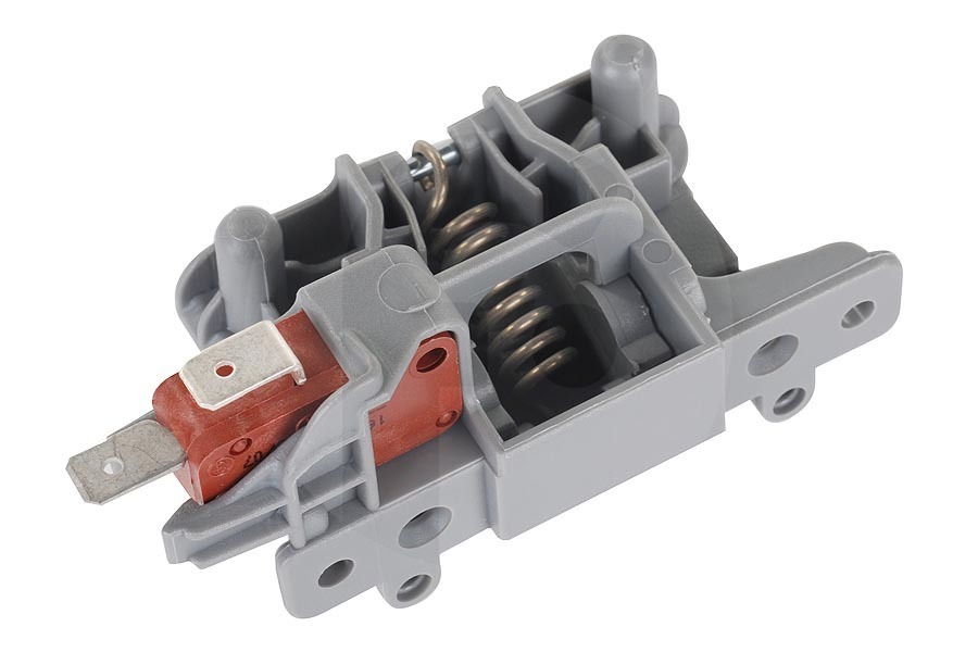 Hotpoint-ariston 195887, C00195887 Lavavajillas Maneta cierre (Incluye interruptor) lavavajillas 195887 adecuado para entre otros LV64, LS248, LL64, DV62