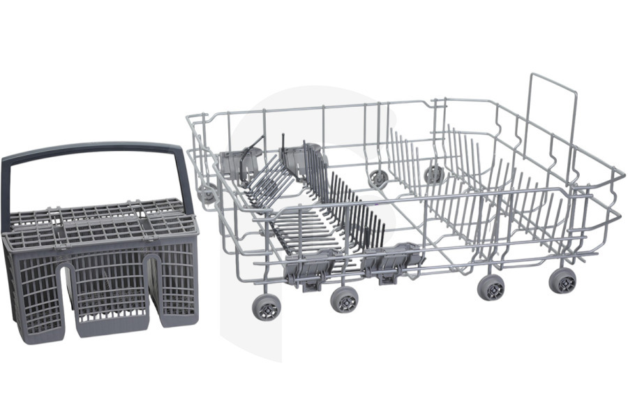 Neff Lavavajillas Cesta inferior (estante inferior) incl. cesto para cubiertos para Bosch, Siemens y otros lavavajillas 20006942