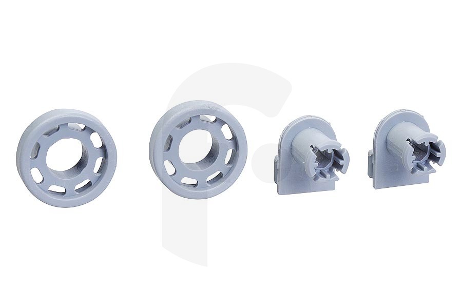 AEG Lavavajillas Ruedas Lavavajillas entre otros Bosch, Siemens Cesta superiore 2 Piezas 424717, 00424717 adecuado para entre otros Serie SMS