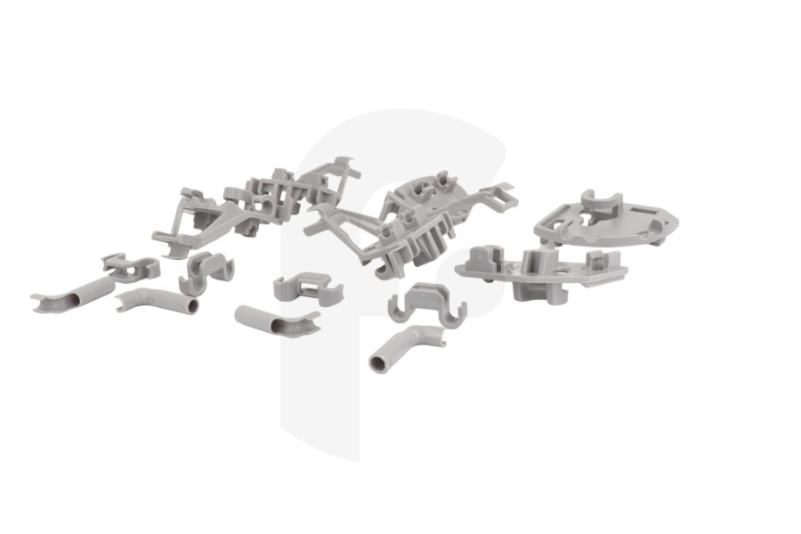 Neff 418675, 00418675 Lavavajillas Kit de cojinetes inserción cesto inferior para entre otros Bosch, Siemens lavavajillas 00418675 adecuado para entre otros SE24664, SL65A591