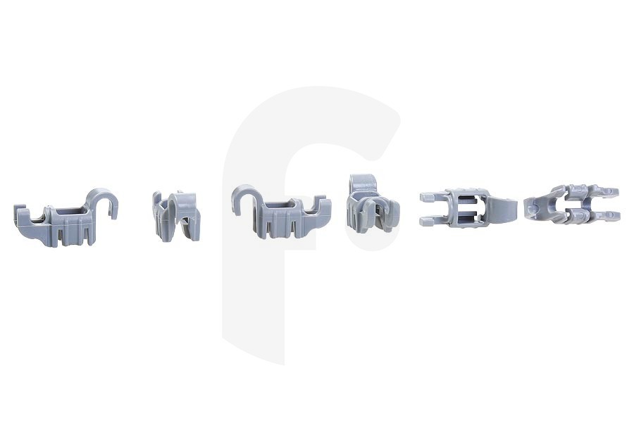 Neff Lavavajillas Inserto cojinete (clip de fijación) de la cesta para Bosch, Siemens y otros lavavajillas 611472, 00611472