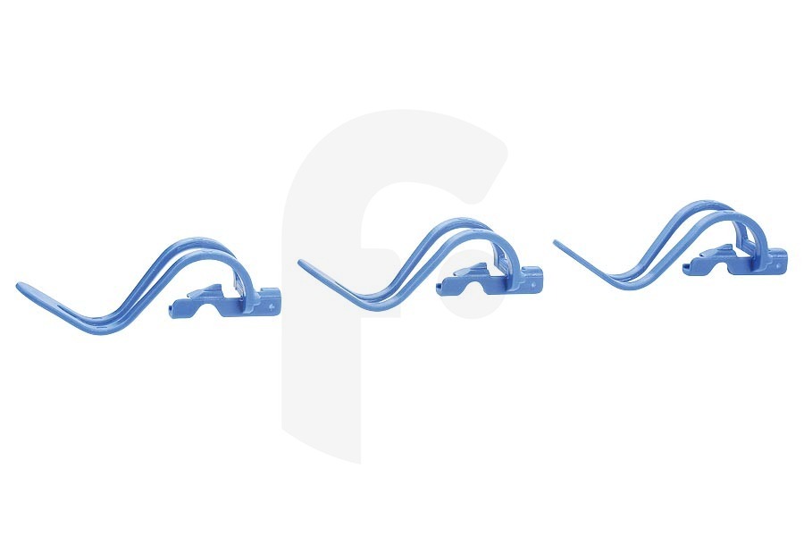 Neff Lavavajillas Clip de montaje (soporte) 3 piezas para Bosch, Siemens y otros lavavajillas 423712, 00423712 adecuado para entre otros Serie SGS, SGU, SGV