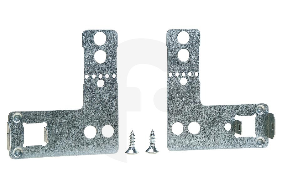 Neff 622456, 00622456 Lavavajillas Kit de montaje/fijación ángulos derecha/izquierda adecuado para entre otros SPS69T38EU, SR64E002EU