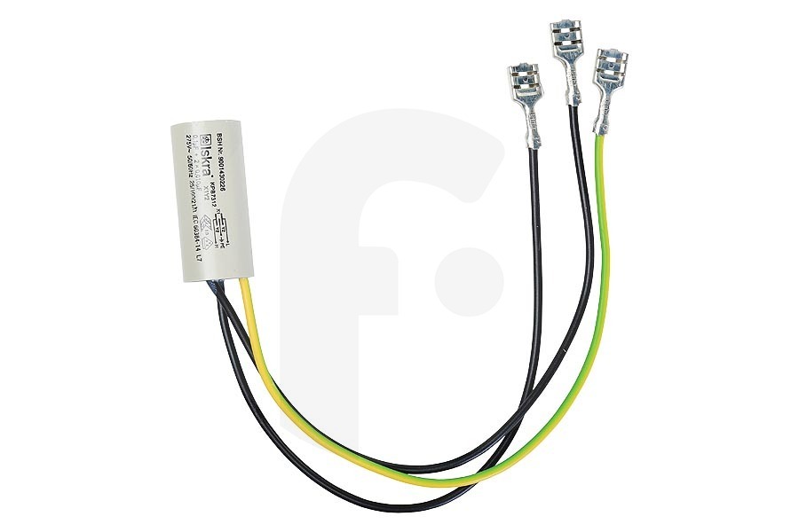 Balay Lavavajillas Condensador de supresión (condensador, filtro de interferencias) para Bosch, Siemens y otros lavavajillas 12028411 adecuado para entre otros SF25T252, SRU4012, SF38T540