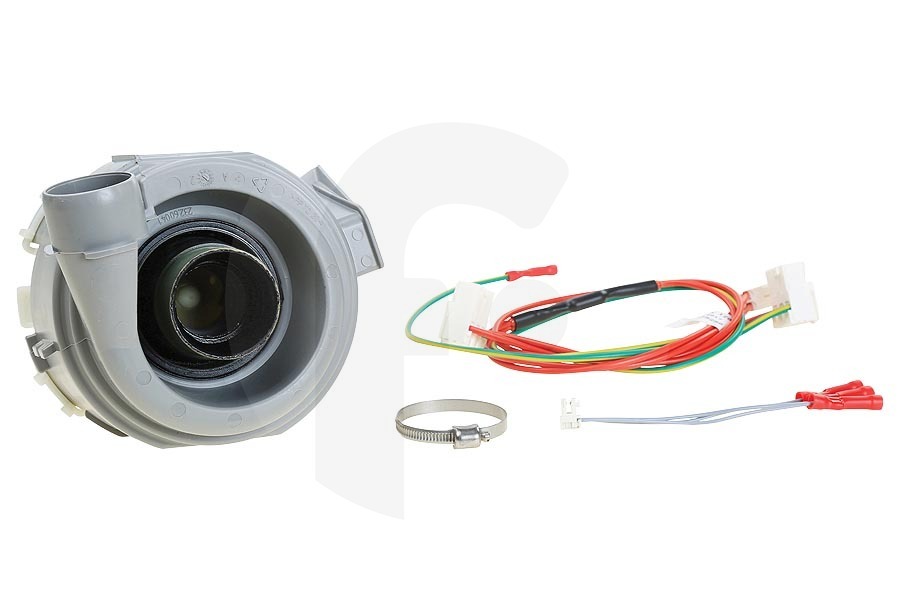 Siemens Lavavajillas Bomba de circulación con cableado PARA LAVAVAJILLAS 654575, 00654575   adecuado para entre otros SMS58M08EU, SMS53M02EU