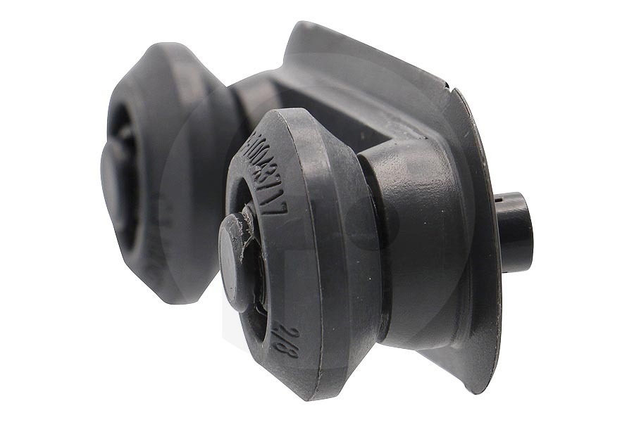 Gorenje Lavavajillas Rueda de la guía de la cesta superior para Atag y otros lavavajillas 513644