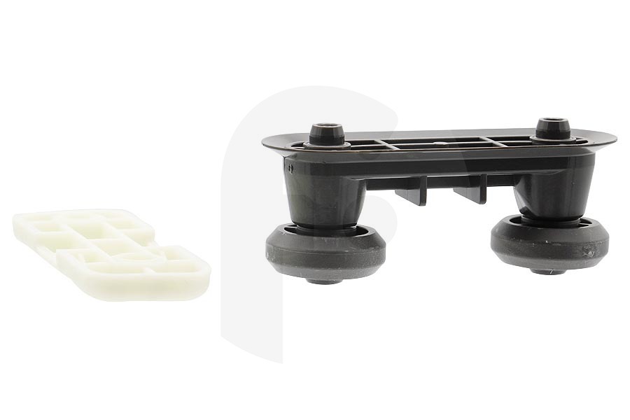 Hotpoint-ariston Lavavajillas Rueda de guía de la cesta (soporte de riel) de la cesta superior (rejilla superior) para Indesit y otros lavavajillas 627134, C00627134
